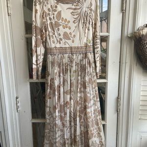 Vintage silk dress.  100 silk skirt is lined